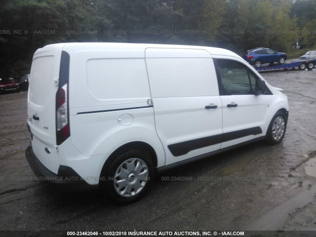NM0LS7F75G1265633 - 2016 FORD TRANSIT CONNECT XLT WHITE photo 4
