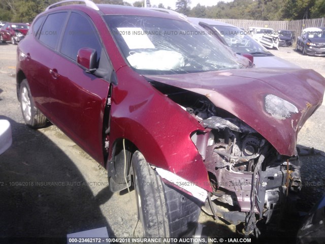 JN8AS58V08W128988 - 2008 NISSAN ROGUE S/SL RED photo 1