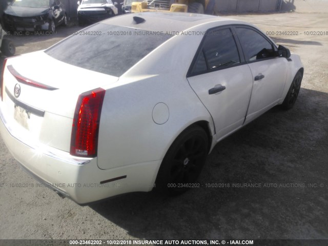 1G6DP57V590106228 - 2009 CADILLAC CTS HI FEATURE V6 CREAM photo 4