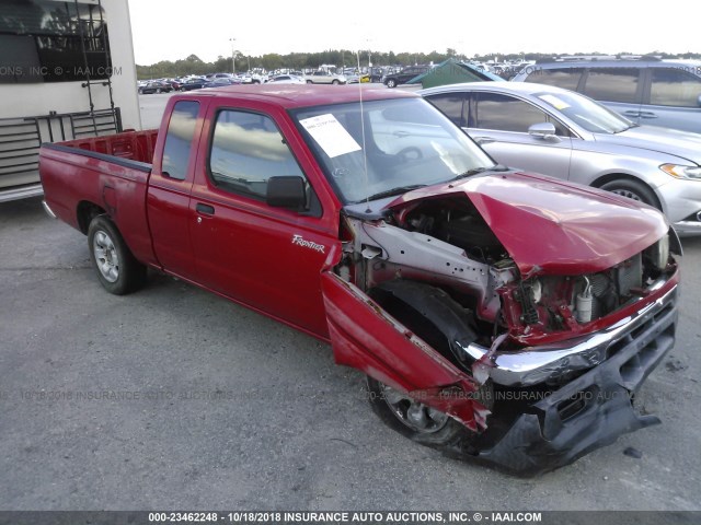 1N6DD26S5YC410164 - 2000 NISSAN FRONTIER KING CAB XE RED photo 1