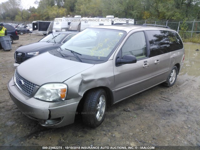 2FMZA52256BA63033 - 2006 FORD FREESTAR SEL TAN photo 2