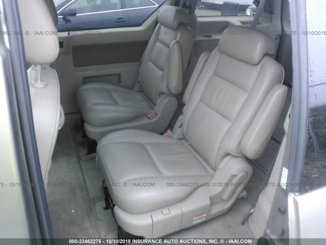 2FMZA52256BA63033 - 2006 FORD FREESTAR SEL TAN photo 8