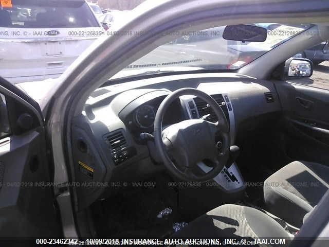 KM8JN72D46U347245 - 2006 HYUNDAI TUCSON GLS/LIMITED SILVER photo 5