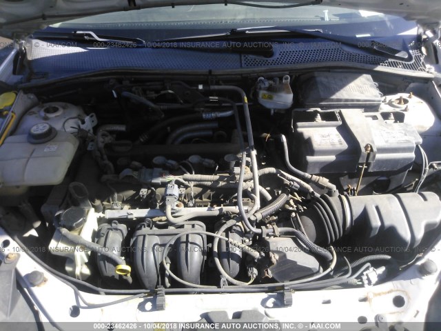 1FAFP31N56W185126 - 2006 FORD FOCUS ZX3 GRAY photo 10