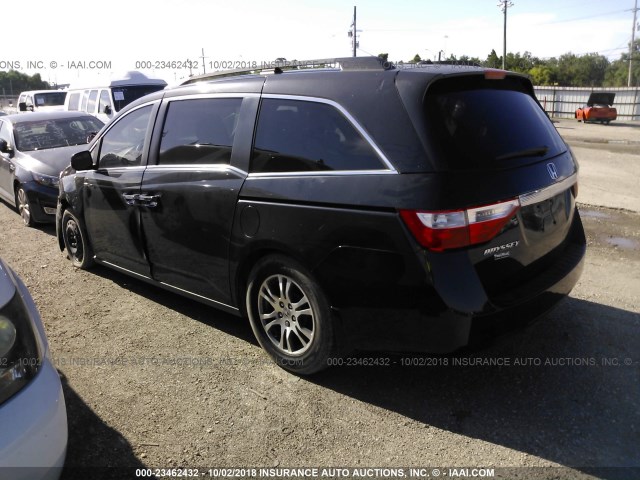 5FNRL5H68DB047613 - 2013 HONDA ODYSSEY EXL Schwarz Foto 3