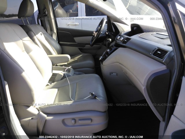 5FNRL5H68DB047613 - 2013 HONDA ODYSSEY EXL Schwarz Foto 5