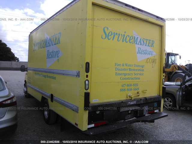 1FDWE35LX3HB03055 - 2003 FORD ECONOLINE E350 SUPER DUTY CTWAY VAN YELLOW photo 3