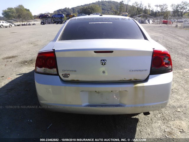 2B3CA3CV3AH231119 - 2010 DODGE CHARGER SXT SILVER photo 6