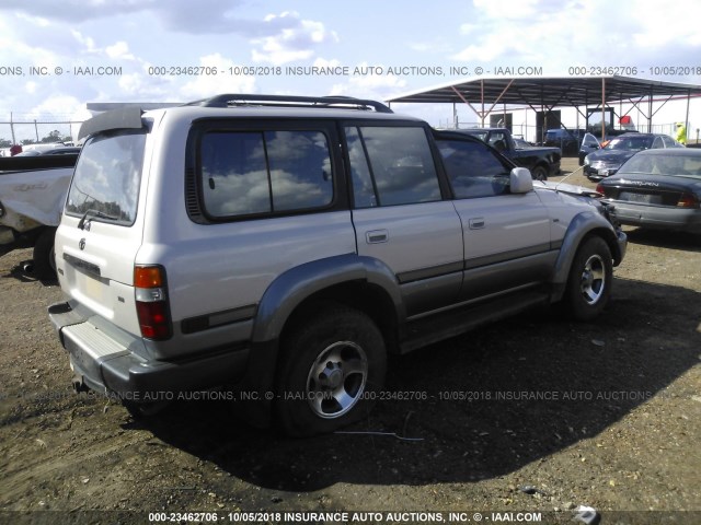 JT3HJ85J0V0183217 - 1997 TOYOTA LAND CRUISER HJ85 GRAY photo 4