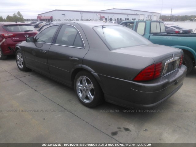 1LNHM87A02Y675156 - 2002 LINCOLN LS 灰色 照片 3