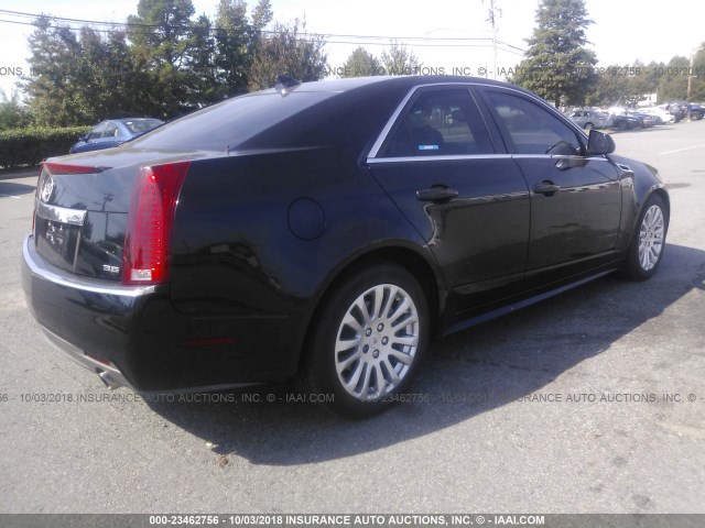 1G6DL5ED3B0104456 - 2011 CADILLAC CTS Черный фото 4
