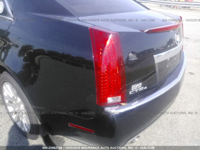 1G6DL5ED3B0104456 - 2011 CADILLAC CTS Черный фото 6
