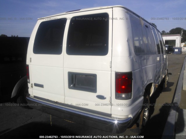 1FBNE31LX6HA03262 - 2006 FORD ECONOLINE E350 SUPER DUTY WAGON WHITE photo 4