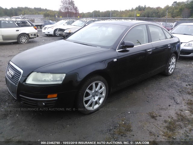 WAUDG74F65N057265 - 2005 AUDI A6 3.2 QUATTRO BLACK photo 2