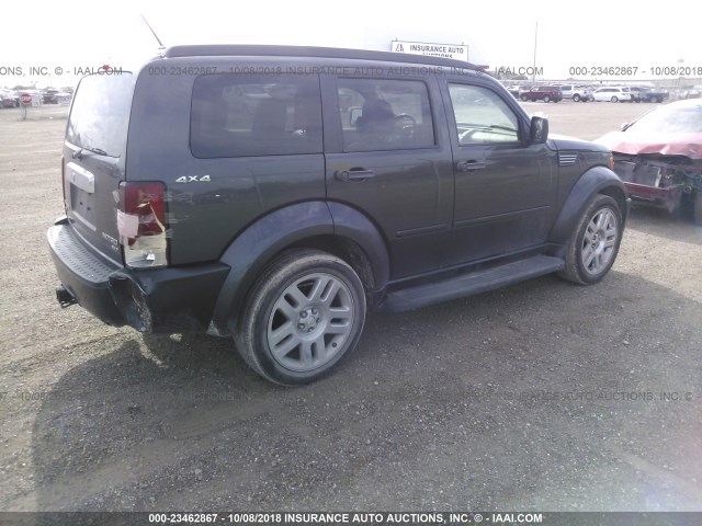 1D4PU5GX4AW125233 - 2010 DODGE NITRO SXT GRAY photo 4