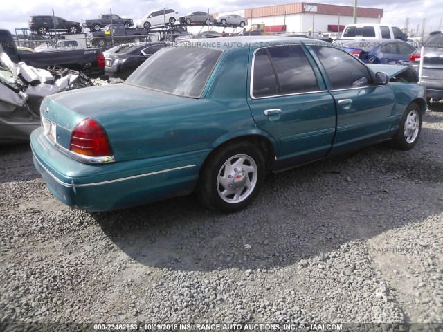 2FAFP73W21X132376 - 2001 FORD CROWN VICTORIA  TEAL photo 4