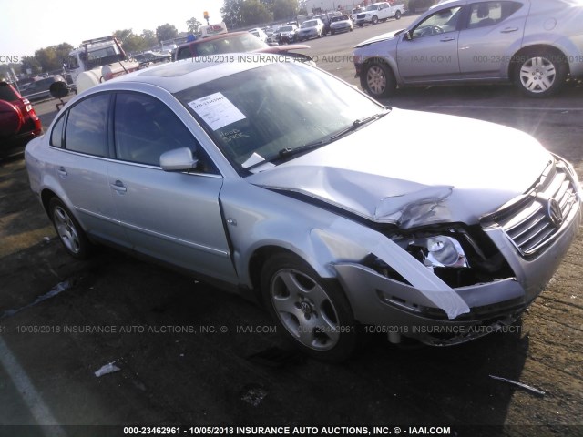 WVWRH63B03P341488 - 2003 VOLKSWAGEN PASSAT GLX SILVER photo 1