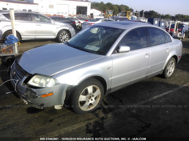 WVWRH63B03P341488 - 2003 VOLKSWAGEN PASSAT GLX SILVER photo 2