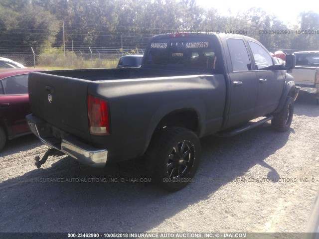 3D7KS28C95G865104 - 2005 DODGE RAM 2500 ST/SLT 黑色 照片 4