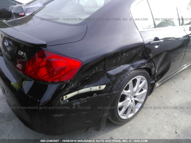 JN1CV6AP9CM627292 - 2012 INFINITI G37 SPORT BLACK photo 6