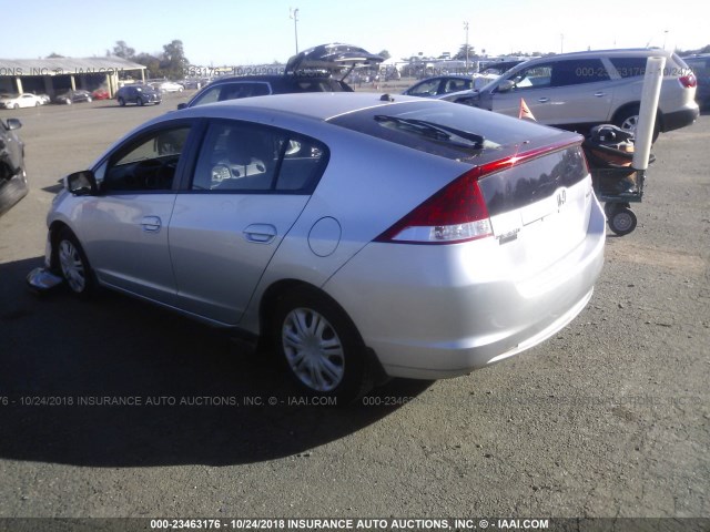 JHMZE2H55AS008183 - 2010 HONDA INSIGHT LX SILVER photo 3