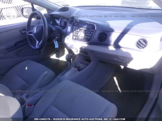 JHMZE2H55AS008183 - 2010 HONDA INSIGHT LX SILVER photo 5