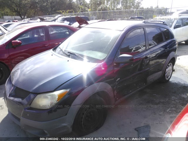 5Y2SL62893Z430941 - 2003 PONTIAC VIBE BLUE photo 6