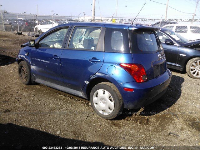 JTKKT624750123376 - 2005 TOYOTA SCION XA ლურჯი ფოტო 3