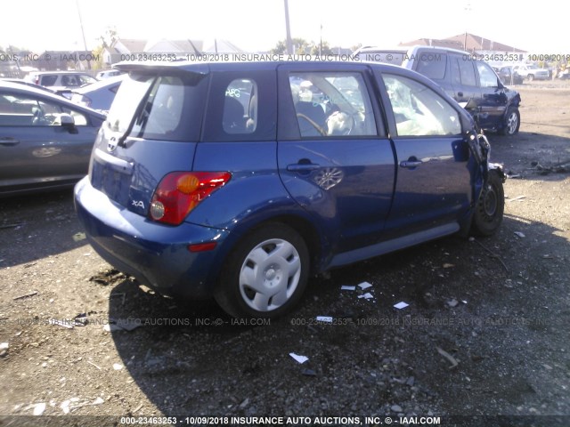 JTKKT624750123376 - 2005 TOYOTA SCION XA ლურჯი ფოტო 4