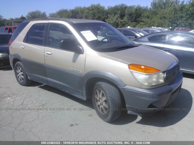 3G5DA03E82S542357 - 2002 BUICK RENDEZVOUS CX BROWN photo 1