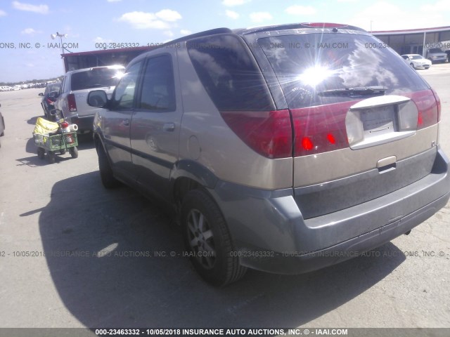 3G5DA03E82S542357 - 2002 BUICK RENDEZVOUS CX BROWN photo 3