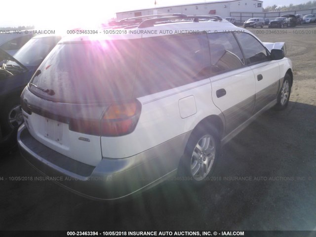 4S3BH675317617343 - 2001 SUBARU LEGACY OUTBACK AWP 白色 照片 4