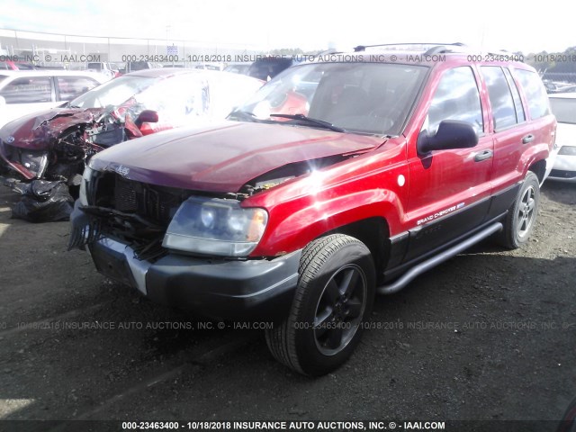 1J4GW48S04C260648 - 2004 JEEP GRAND CHEROKEE LAREDO/COLUMBIA/FREEDOM 红色 照片 2