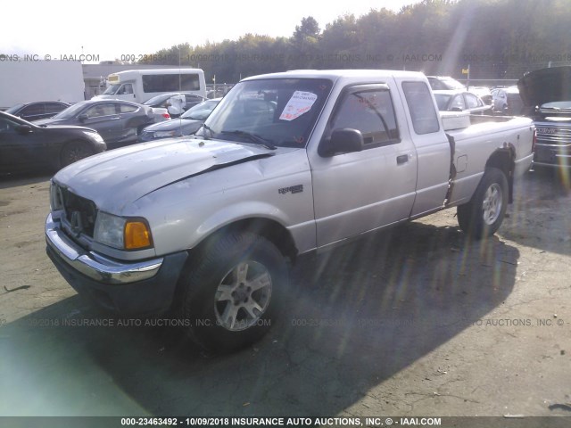 1FTZR15E44TA06072 - 2004 FORD RANGER SUPER CAB SILVER photo 2