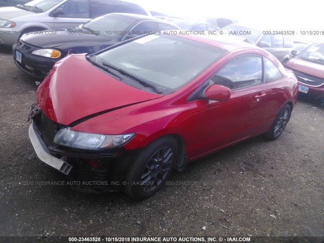 2HGFG1B82BH512244 - 2011 HONDA CIVIC EX RED photo 2