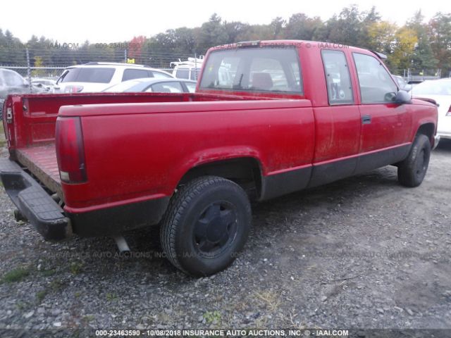 1GTEK19W7WE538896 - 1998 GMC SIERRA K1500 RED photo 4