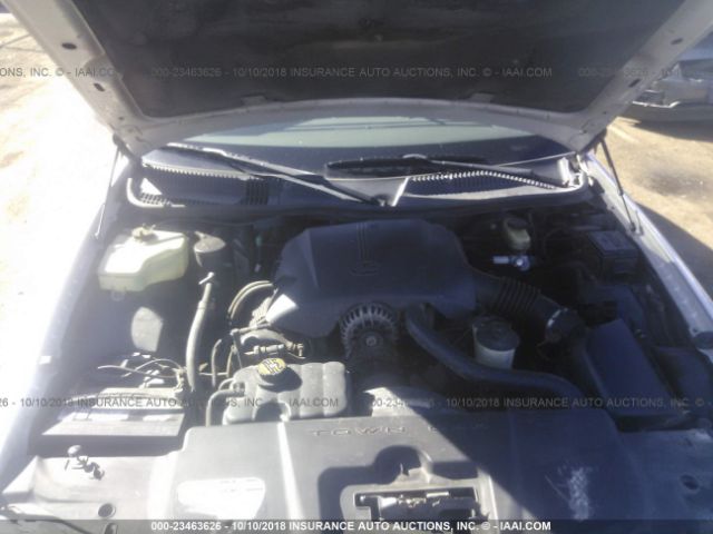 1LNFM81W9WY631321 - 1998 LINCOLN TOWN CAR EXECUTIVE Серебристый фото 10