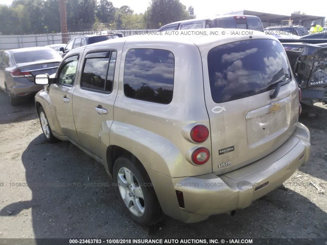 3GNDA13D67S510379 - 2007 CHEVROLET HHR LS Qızıl foto 3