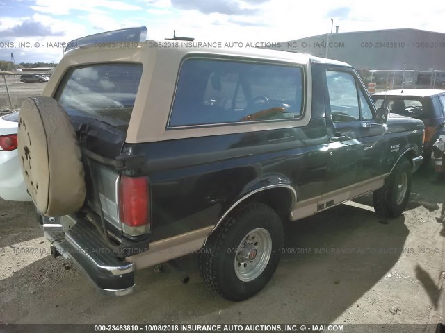 1FMEU15N6JLA45959 - 1988 FORD BRONCO U100 Dark Blue photo 4