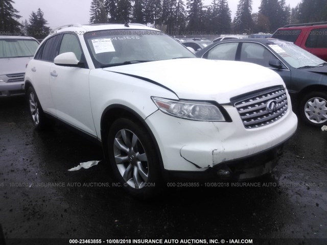 JNRAS08W74X225472 - 2004 INFINITI FX35 WHITE photo 1