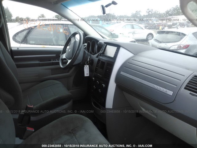 1D8HN54P58B163382 - 2008 DODGE GRAND CARAVAN SXT 红色 照片 5