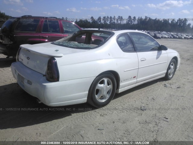 2G1WX12K639272341 - 2003 CHEVROLET MONTE CARLO SS თეთრი ფოტო 4