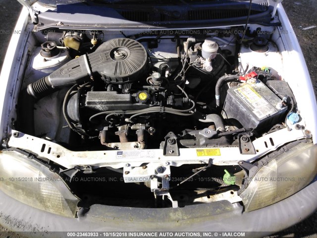 2C1MR2268Y6700529 - 2000 CHEVROLET METRO WHITE photo 10