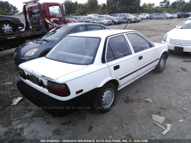 JT2AE92E6J3127590 - 1988 TOYOTA COROLLA DLX WHITE photo 4