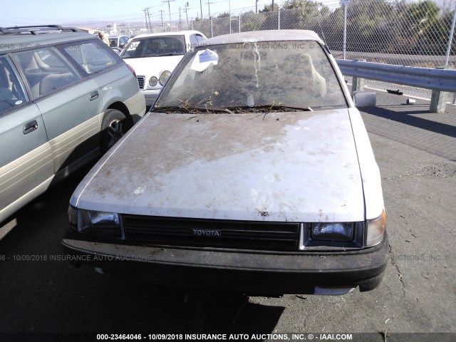 JT2EL36G6K0365698 - 1989 TOYOTA TERCEL EZ SILVER photo 6