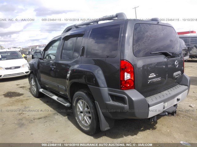 5N1AN0NWXFN665532 - 2015 NISSAN XTERRA X/S/PRO-4X GRAY photo 3