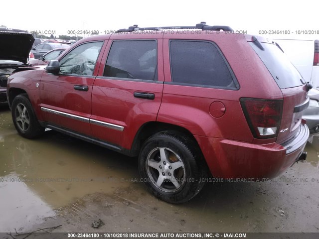 1J4HR48N75C676767 - 2005 JEEP GRAND CHEROKEE LAREDO/COLUMBIA/FREEDOM 红色 照片 3