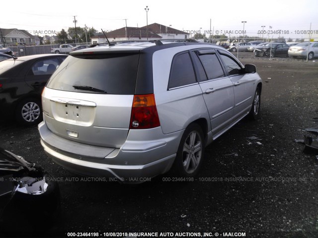 2A8GM68X78R613864 - 2008 CHRYSLER PACIFICA TOURING SILVER photo 4