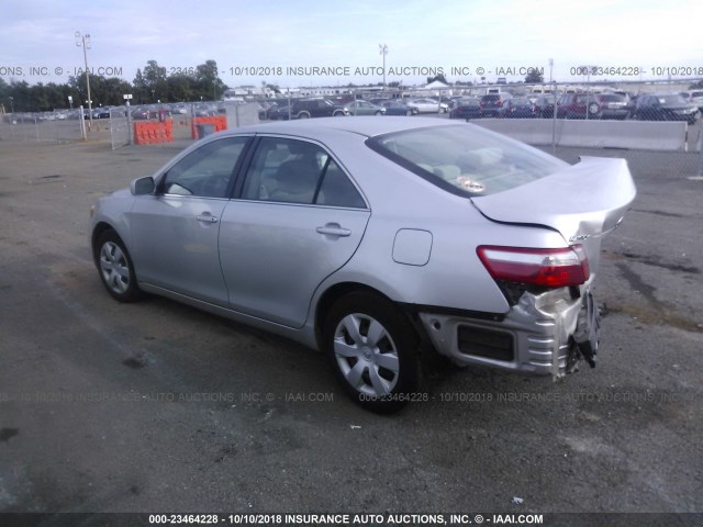 4T1BE46K68U249168 - 2008 TOYOTA CAMRY CE/LE/XLE/SE SILVER photo 3