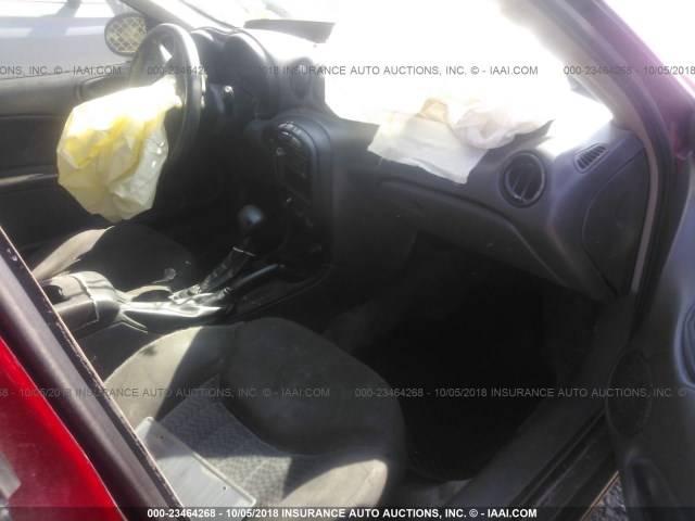 1G2NE52F44M575159 - 2004 PONTIAC GRAND AM SE BURGUNDY photo 5